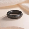 Hip-Hop Geometric Solid Color Titanium Steel Unisex Rings
