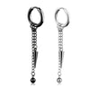 Hip-hop Geometric Stainless Steel Dangling Earrings Plating Stainless Steel Earrings 1 Piece