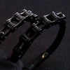 Hip-Hop Geometric 304 Stainless Steel Leather Braid 18K Gold Plated Men'S Bracelets