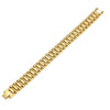 Hip Hop Geometric Stainless Steel Strap Bracelet For Men And Unisex Punk Electroplated Gun Black Watch Chain Style Jewelry