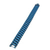 Hip Hop Geometric Stainless Steel Strap Bracelet For Men And Unisex Punk Electroplated Gun Black Watch Chain Style Jewelry