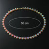 Hip-Hop Heart Shape Alloy Inlay Zircon Men'S Necklace