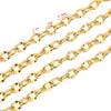 1 Piece Wire Diameter 2.2mm Chain Width 7.5mm 1 M Long Stainless Steel Lips Chain