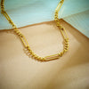 Hip Hop Punk Creative Stitching Titanium Steel Heavy Industry Chain Jewelry Necklace With Geometric Pattern And Electroplating Treatment