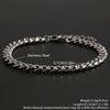 Hip-hop Punk Solid Color Stainless Steel Plating Bracelets