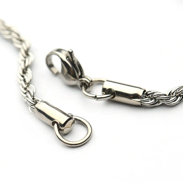 Hip-Hop Retro Classic Style Solid Color 304 Stainless Steel Plating Unisex Necklace