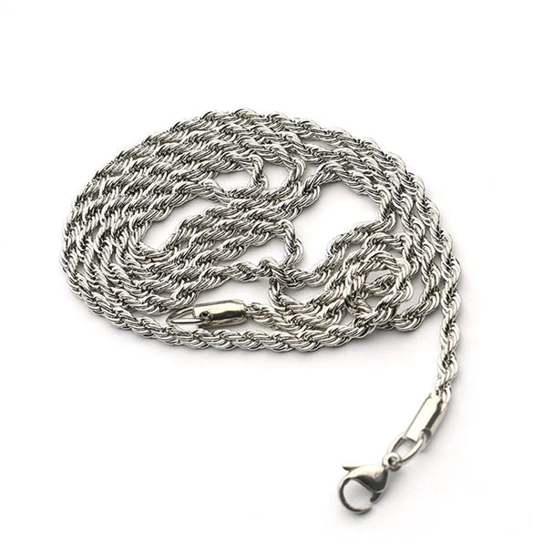 Hip-Hop Retro Classic Style Solid Color 304 Stainless Steel Plating Unisex Necklace