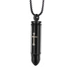 Hip-Hop Retro Cross Bullet 304 Stainless Steel Plating 18K Gold Plated Men'S