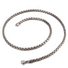 Hip-Hop Retro Geometric Solid Color Titanium Steel Plating Chain Men'S Necklace