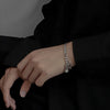 Hip-Hop Retro Geometric Solid Color 304 Stainless Steel Polishing Chain 18K Gold Plated Men'S Bracelets