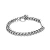 Hip-Hop Retro Geometric Solid Color 304 Stainless Steel Polishing Chain 18K Gold Plated Men'S Bracelets
