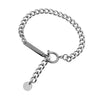 Hip-Hop Retro Geometric Solid Color 304 Stainless Steel Polishing Chain 18K Gold Plated Men'S Bracelets
