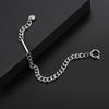Hip-Hop Retro Geometric Solid Color 304 Stainless Steel Polishing Chain 18K Gold Plated Men'S Bracelets