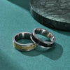Hip-Hop Retro Grain Stainless Steel Plating Men'S Rings