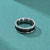 Hip-Hop Retro Grain Stainless Steel Plating Men'S Rings