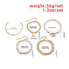 Hip-Hop Retro Round Lock Alloy Wholesale Bracelets