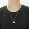 Hip-Hop Retro Solid Color 304 Stainless Steel Polishing 18K Gold Plated Men'S Pendant Necklace