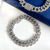 1PC A-Z Hiphop Man Personalized Name Letter Chain Bracelet Zinc Alloy Cutom Name Uppercase Letter Crown Cuba Chain Bracelets Full Diamond Heart Tennis Chain