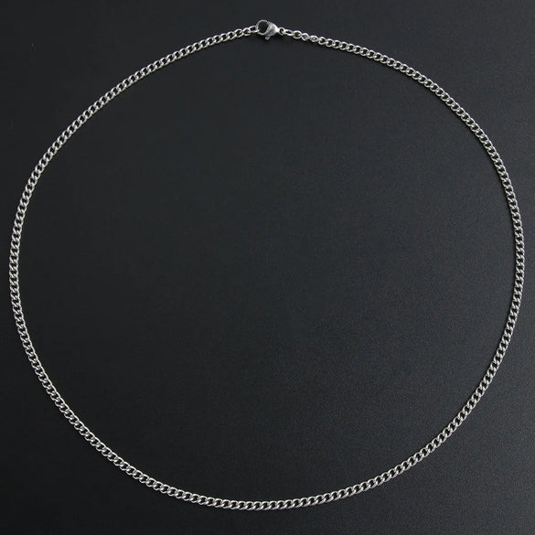 Hip-Hop Simple Style Geometric 304 Stainless Steel Unisex Necklace