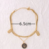 Hip-Hop Simple Style Moon Water Droplets Heart Shape 316 Stainless Steel  18K Gold Plated Bracelets In Bulk