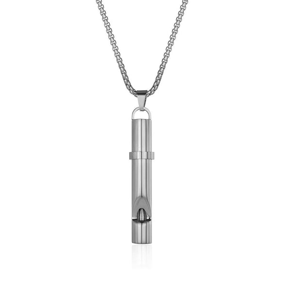 Hip-Hop Simple Style Whistle 304 Stainless Steel Plating 18K Gold Plated Unisex Pendant Necklace