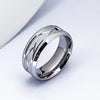 Hip-Hop Solid Color Stainless Steel Carving Men'S Rings