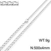 Stainless Steel Metal 18K Gold Plated Hip-Hop Plating Solid Color Necklace