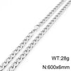 Stainless Steel Metal 18K Gold Plated Hip-Hop Plating Solid Color Necklace
