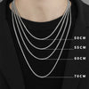 Hip-Hop Solid Color Ferroalloy Men'S Long Necklace