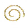 Hip-Hop Solid Color Titanium Steel Plating Men'S Necklace