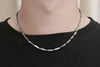 Hip-Hop Solid Color 304 Stainless Steel Polishing Chain Women'S Necklace
