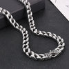 Hip-Hop Solid Color Titanium Steel Polishing Men'S Necklace