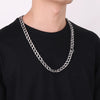 Hip-Hop Solid Color Titanium Steel Polishing Men'S Necklace