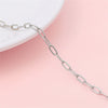 Hip Hop Stainless Steel Y2k Ancient Silver Diy Handmade Jewelry Chain Bracelet Necklace Accessories