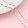 Hip Hop Stainless Steel Y2k Ancient Silver Diy Handmade Jewelry Chain Bracelet Necklace Accessories