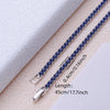 Hip Hop Style Inlaid Zircon Necklace With Snake Bone Chain