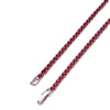 Hip Hop Style Inlaid Zircon Necklace With Snake Bone Chain