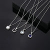 Hip-hop Vintage Style Simple Style Square Stainless Steel Alloy Plating Inlay Zircon Silver Plated Pendant Necklace