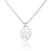 Hiphop Heart Pendant Necklace Copper Plated Brass Jewelry