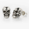 Hiphop Skull Copper Earrings For Men With Electroplating
