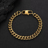 Hiphop Style Titanium Steel And Stainless Steel Geometric Pattern Round Bracelet Accessories