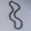 Hiphop Style Zinc Alloy Peach Heart Splicing Cuban Chain Necklace For Men