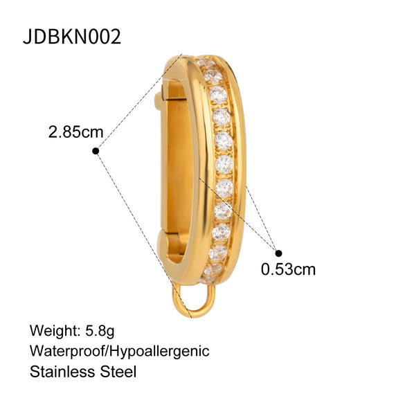 Holiday Bikini Pendant Accessories Stainless Steel Geometric Electroplated