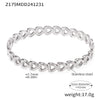 Hollow Love Stitching Bracelet Titanium Steel Pvd Plated 18K Real Gold Electroplated