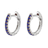 Hoop Earrings Copper Plated With Real Gold Geometric Zircon Inlay Jewelry For Women