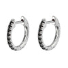 Hoop Earrings Copper Plated With Real Gold Geometric Zircon Inlay Jewelry For Women