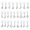 Hot-Selling Fashion 26 English Letters Diamond Keychain  Wholesale