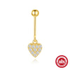 Hotselling Luxury S925 Sterling Silver Butterfly Geometric Zirconia Cartilage Piercing Earrings