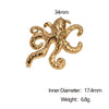 Hotselling Simple Animal Design Electroplated Stainless Steel Women's Open Ring Hand Jewelry