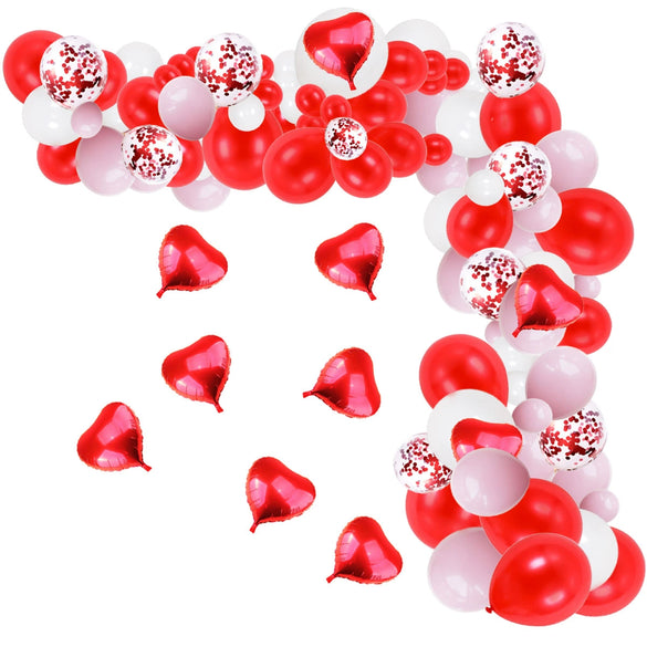 Hugging Bear Latex And Foil Balloon Set For Wedding Decorations And Valentine Table Bouquets